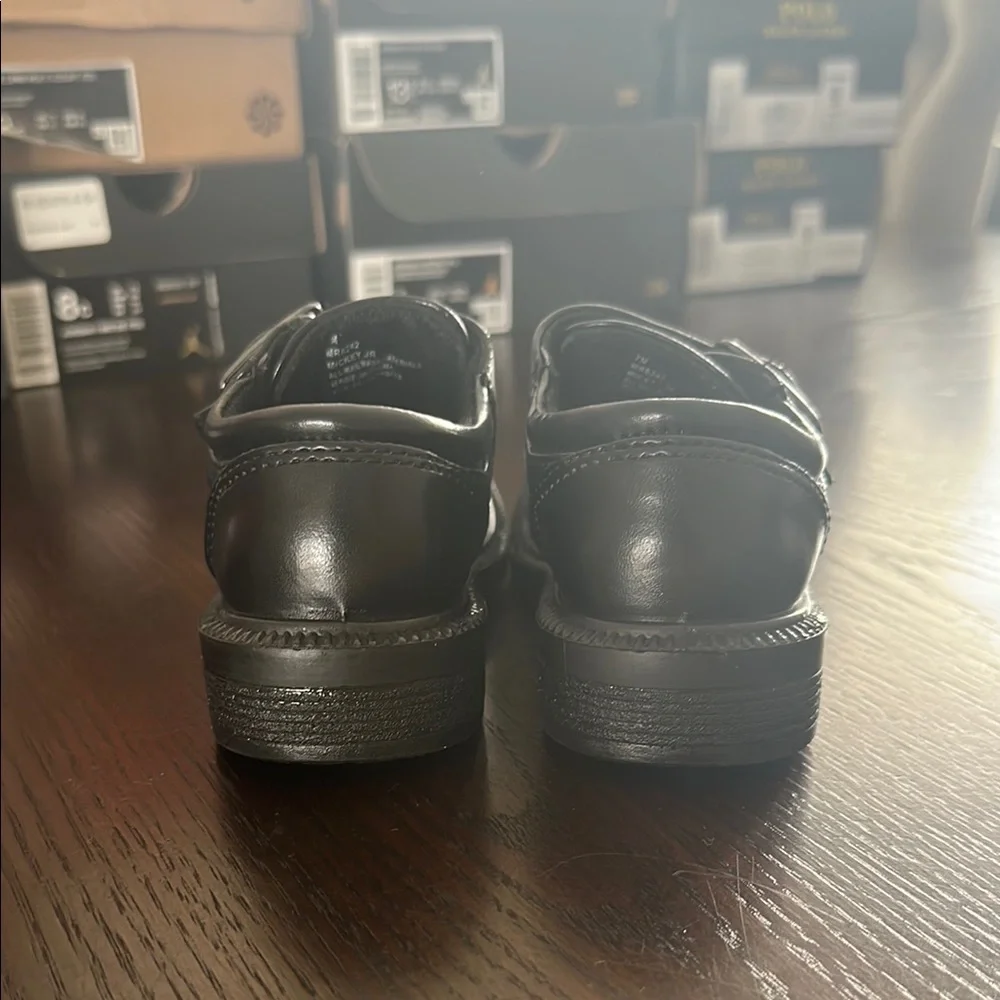French Toast Mary Jane Uniform Dress Shoes Black Toddler 7C NWT